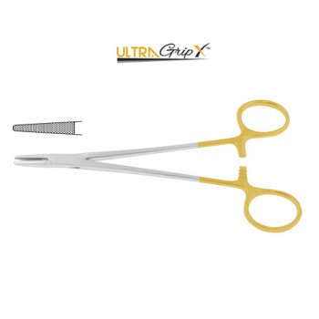 UltraGripX™ TC Crile-Wood Needle Holder Stainless Steel, 15 cm - 6"